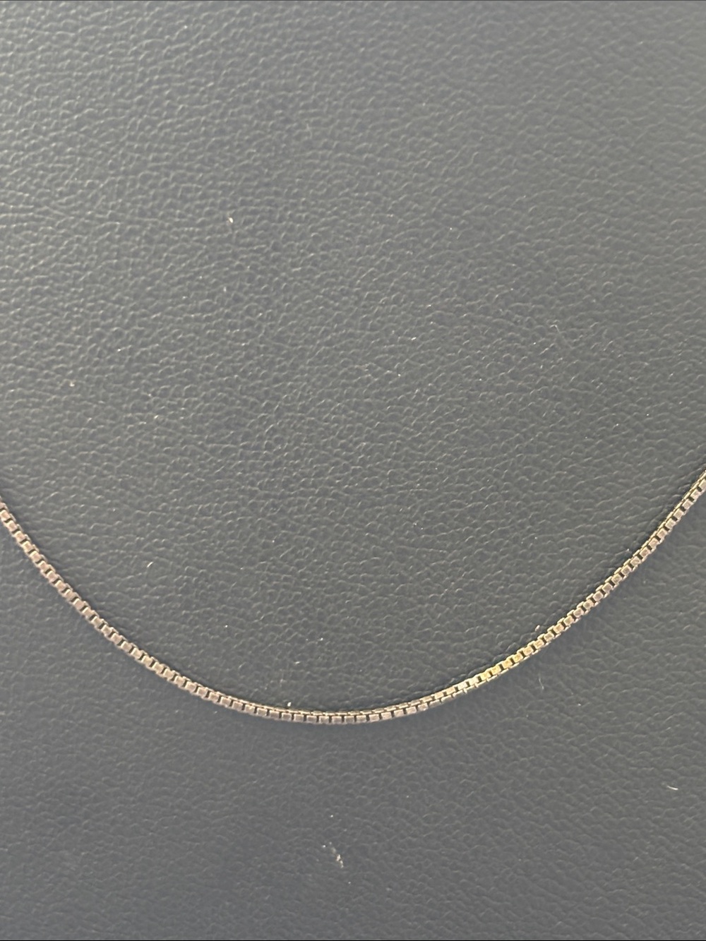 .925 Sterling Real Silver Boxchain Box Chain Link Necklace 18” Fine Jewelry vtg - Picture 3 of 12